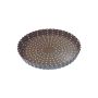 Tourtière cannelée perforée - Antiadhérent (sans PFAS) - fond fixe - Ø220 mm h25 mm