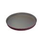 Tourtière ronde cannelée - Antiadhérent (sans PFAS) - fond fixe - Ø240/230 mm h25 mm