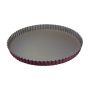 Tourtière ronde cannelée - Antiadhérent (sans PFAS) - fond fixe - Ø280/270 mm h25 mm