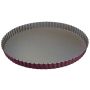 Tourtière ronde cannelée - Antiadhérent (sans PFAS) - fond fixe - Ø320/310 mm h25 mm
