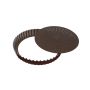 Tourtière cannelée perforée - Antiadhérent (sans PFAS) - fond mobile - Ø220 mm h28 mm