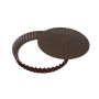 Tourtière cannelée perforée - Antiadhérent (sans PFAS) - fond mobile - Ø240 mm h28 mm