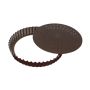 Tourtière cannelée perforée - Antiadhérent (sans PFAS) - fond mobile - Ø260 mm h28 mm