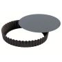 Tourtière ronde cannelée - Antiadhérent (sans PFAS) - fond mobile - Ø320/310 mm h25 mm