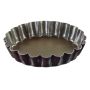 Boîte de 6 tartelettes rondes cannelées Ø100 mm - Antiadhérent (sans PFAS) - fond fixe