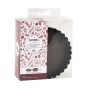 Boîte de 6 tartelettes rondes cannelées Ø120 mm - Antiadhérent (sans PFAS) - fond fixe