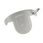 Lot de 3 raclettes à bûche - inox
