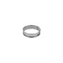 Cercle à tarte haut - inox - bords roulés - épaisseur 4/10ème - Ø100 mm h27 mm