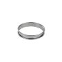 Cercle à tarte haut - inox - bords roulés - épaisseur 4/10ème - Ø160 mm h27 mm