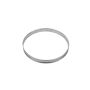 Cercle à tarte haut - inox - bords roulés - épaisseur 4/10ème - Ø220 mm h27 mm