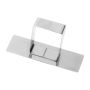Poussoir rectangle - inox - 88 x 28 x 47 mm