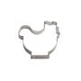 Nonnette poule - inox - 95 x 90 x 30 mm