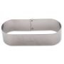 Nonnette oblong - inox - 110 x 40 x 30 mm
