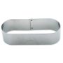 Nonnette oblong - inox - 110 x 40 x 30 mm
