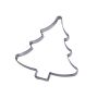 Nonnette sapin de Noël - inox - 160 x 158 x 15 mm