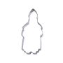 Nonnette Saint-Nicolas - inox - 200 x 88 x 15 mm
