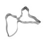 Nonnette Guadeloupe - inox - 150 x 100 x 30 mm