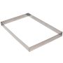 Cadre à opéra - inox - 570 x 90 x 45 mm