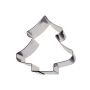 Nonnette sapin de Noël - inox - 200 x 195 x 45 mm
