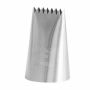 Douille à bûche cannelée - inox - 20 x 3 mm - 6 dents