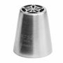Douille russe fleur R752 - inox - Ø 25 mm