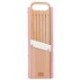 Mandoline bois traditionnelle FSC - 75 mm - 1 à 10 mm - Rose