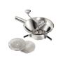 Moulin passe-légumes ménager Ø 24 cm inox - 3 grilles