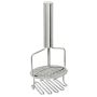 Presse-purée Pilon inox à double pression (écrase puis presse)