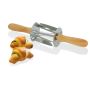 Rouleau à mini croissants - inox poignée bois