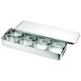 Boîte japonaise 43,2 x 14,8 x 6,3 cm avec 8 bacs N4390T