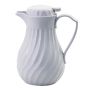 Pichet isotherme blanc torsadé - 0,6 L