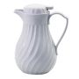 Pichet isotherme blanc torsadé - 1,2 L