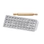 Moule 44 raviolinis 2,5 x 2,5 cm + rouleau