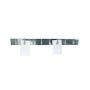 Porte-fiches aimanté inox 8 ressorts – 62,5 cm