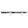 Porte-fiches aimanté inox 13 ressorts – 100 cm