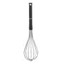 Fouet professionnel inox ballon - à blanc d'œufs - manche étanche antidérapant - 45 cm