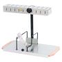 Appareil à raclette traditionnel ALPAGE® - Inox - Poignées bois - Demi-Meule - 230V 850W