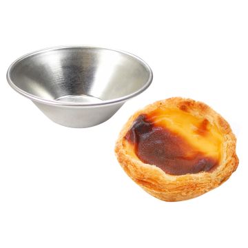 Lot de 24 pastéis de Nata - fer blanc