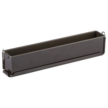 Pâté long uni (mini) - antiadhérent - à charnière - fond démontable - 500 x 40 x 60 mm