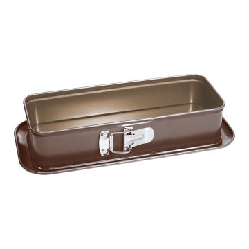 Moule à charnière démontable rectangulaire - Antiadhérent sans PFAS - 300 x 110 x 70 mm