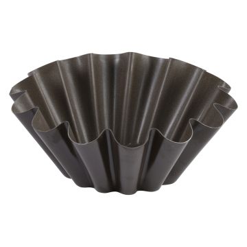 Brioche grosses côtes - fond plat - antiadhérent - Ø200/97 mm h72 mm