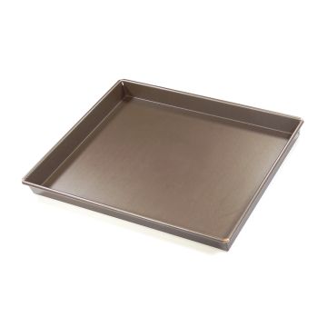 Caisse à génoise - antiadhérente - 350x250 mm int / 358x258 mm ext - h 35 mm