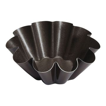 Brioche fond plat - antiadhérent - 10 côtes - Ø100/55 mm - h38 mm