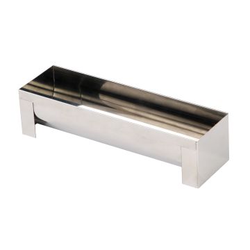 Moule à bûche en U tout inox - 300 mm