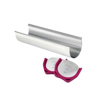 Gouttière à bûche inox - 300 x 85 x 68 mm - contenance 1,5 L