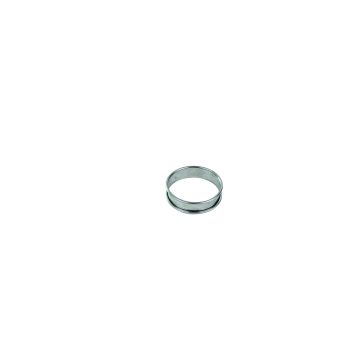 Cercle à tarte - inox - bords roulés - épaisseur 4/10ème - Ø70 mm h20 mm