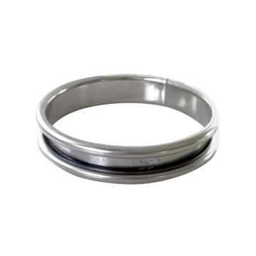 Boîte de 6 cercles inox - à palets bretons - épaisseur 4/10ème - Ø55 mm h12 mm