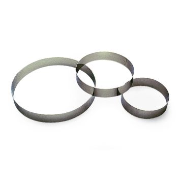 Cercle à entremets inox - épaisseur 10/10è - Ø160 mm h35 mm