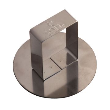 Poussoir Rond - inox - Ø78 mm h47 mm