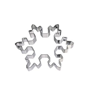 Nonnette flocon de neige - inox - 115 x 105 x 15 mm